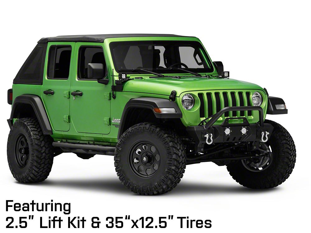 Mammoth 8 Aluminum Matte Black Wheel; 17x9; -6mm Offset (18-25 Jeep Wrangler JL)