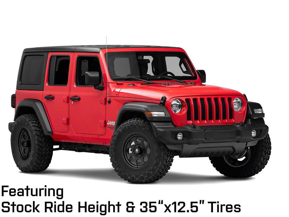 Mammoth 8 Aluminum Matte Black Wheel; 17x9; -6mm Offset (18-25 Jeep Wrangler JL)