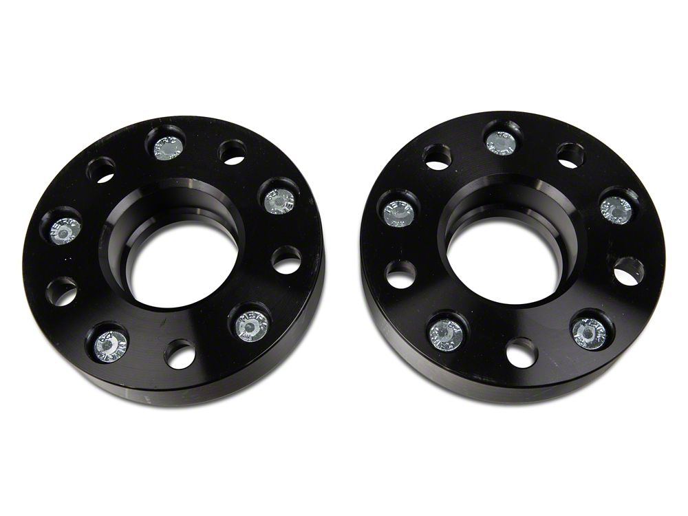 Mammoth 1.25-Inch Billet Wheel Spacers; Black (87-06 Jeep Wrangler YJ & TJ)