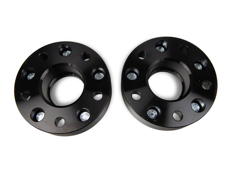 Mammoth 1.25-Inch Billet Wheel Spacers; Black (07-18 Jeep Wrangler JK)