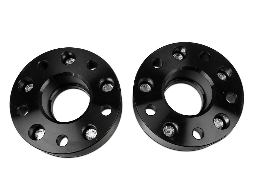 Mammoth 2-Inch Billet Wheel Spacers; Black (07-18 Jeep Wrangler JK)