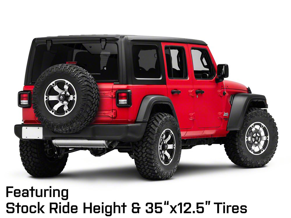 Mammoth Rogue Matte Black Machined Wheel; 17x9; -6mm Offset (18-25 Jeep Wrangler JL)