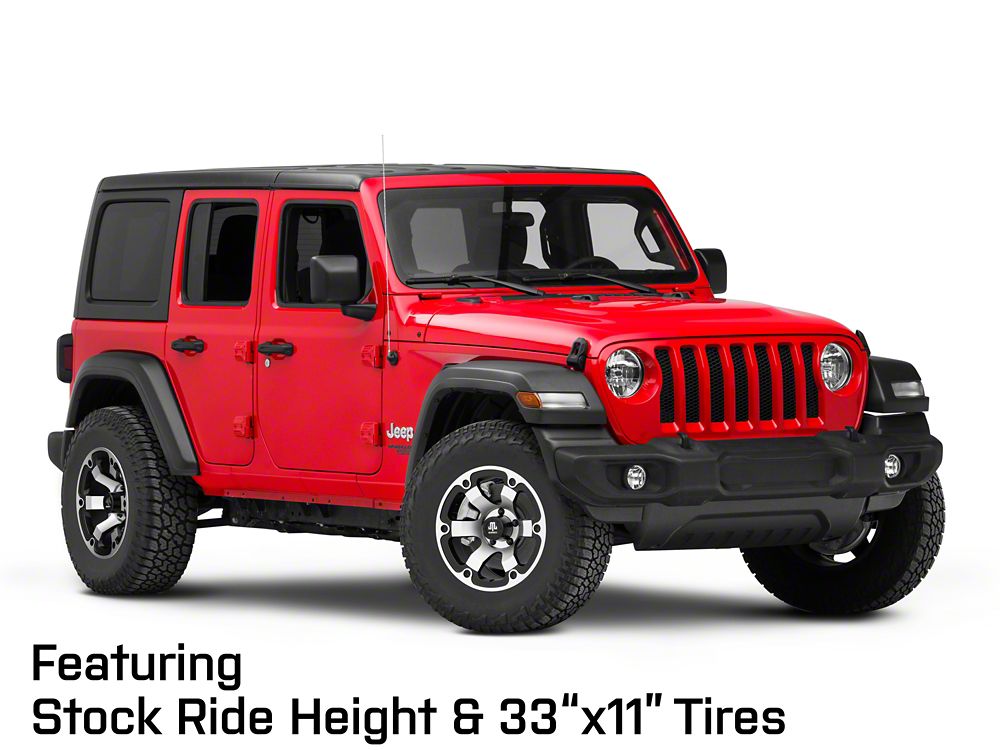 Mammoth Rogue Matte Black Machined Wheel; 17x9; -6mm Offset (18-25 Jeep Wrangler JL)