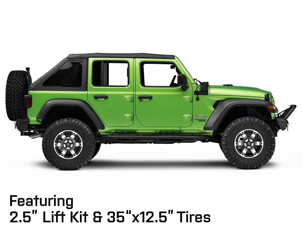 Mammoth Rogue Matte Black Machined Wheel; 17x9; -6mm Offset (18-25 Jeep Wrangler JL)
