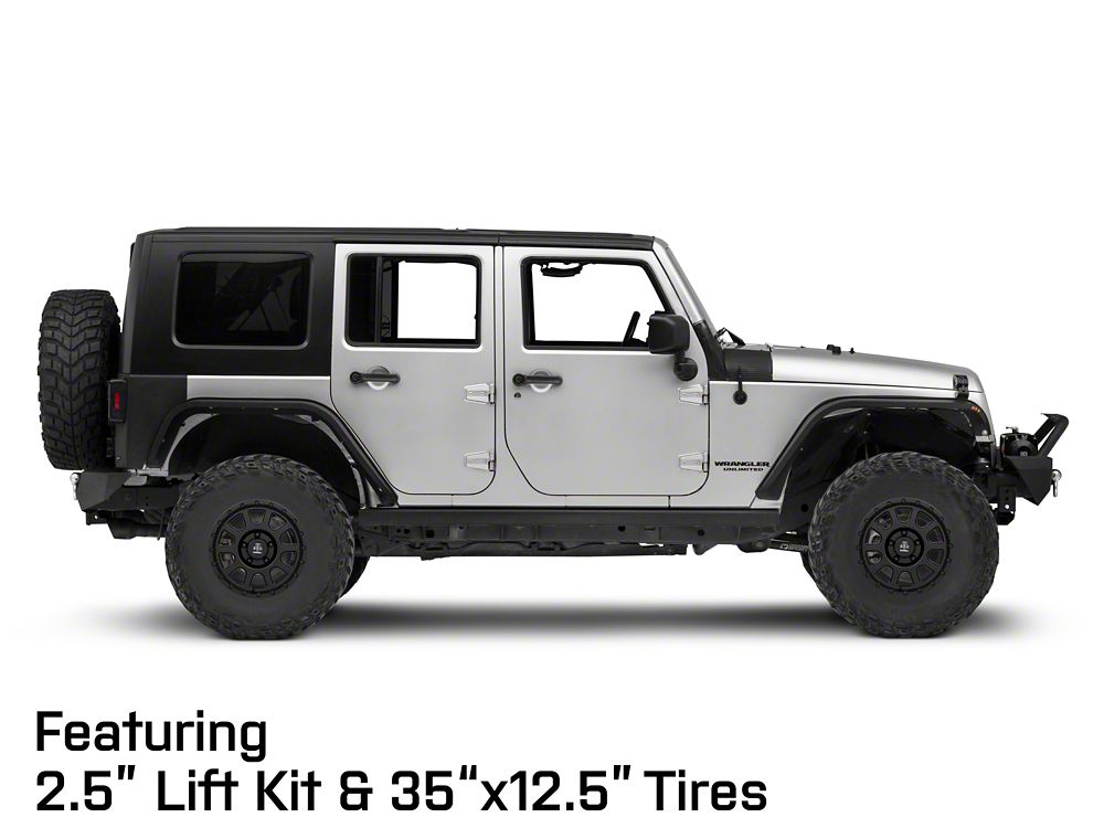 Mammoth 10 Hole Matte Black Wheel; 16x8; 0mm Offset (07-18 Jeep Wrangler JK)
