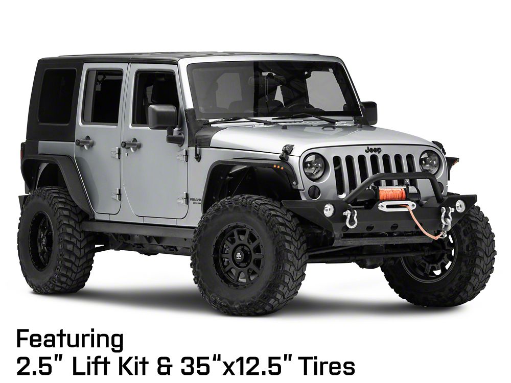 Mammoth 10 Hole Matte Black Wheel; 17x9; -6mm Offset (07-18 Jeep Wrangler JK)