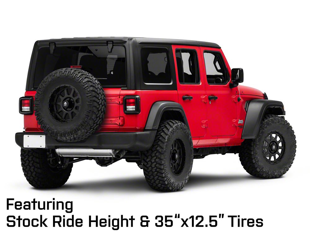 Mammoth 10 Hole Matte Black Wheel; 17x9; -6mm Offset (18-25 Jeep Wrangler JL)