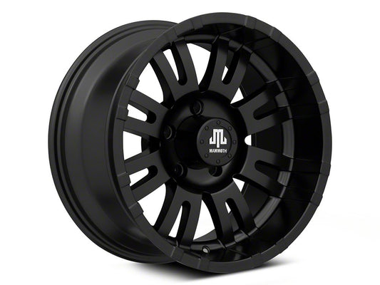 Mammoth Krawler Matte Black Wheel; 17x9; -6mm Offset (07-18 Jeep Wrangler JK)