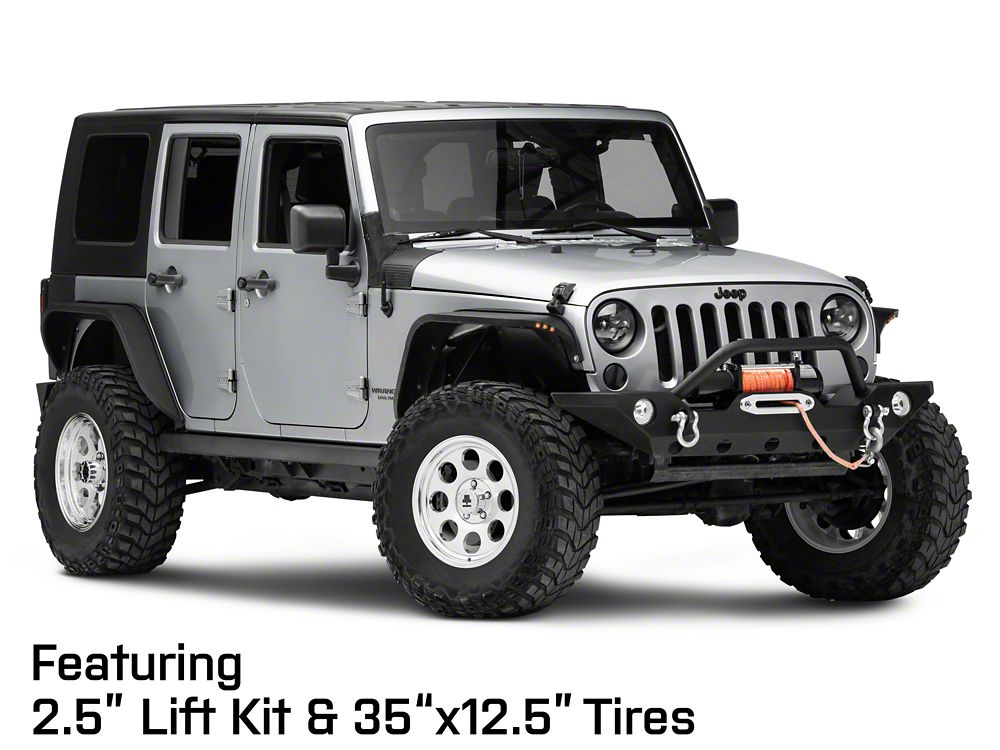 Mammoth 8 Aluminum Polished Wheel; 17x9; -6mm Offset (07-18 Jeep Wrangler JK)
