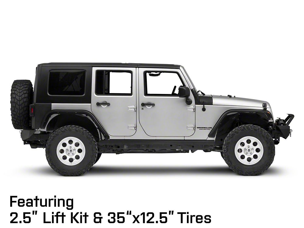 Mammoth 8 Aluminum Polished Wheel; 17x9; -6mm Offset (07-18 Jeep Wrangler JK)