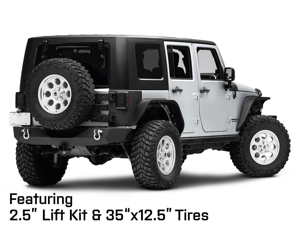Mammoth 8 Aluminum Polished Wheel; 17x9; -6mm Offset (07-18 Jeep Wrangler JK)