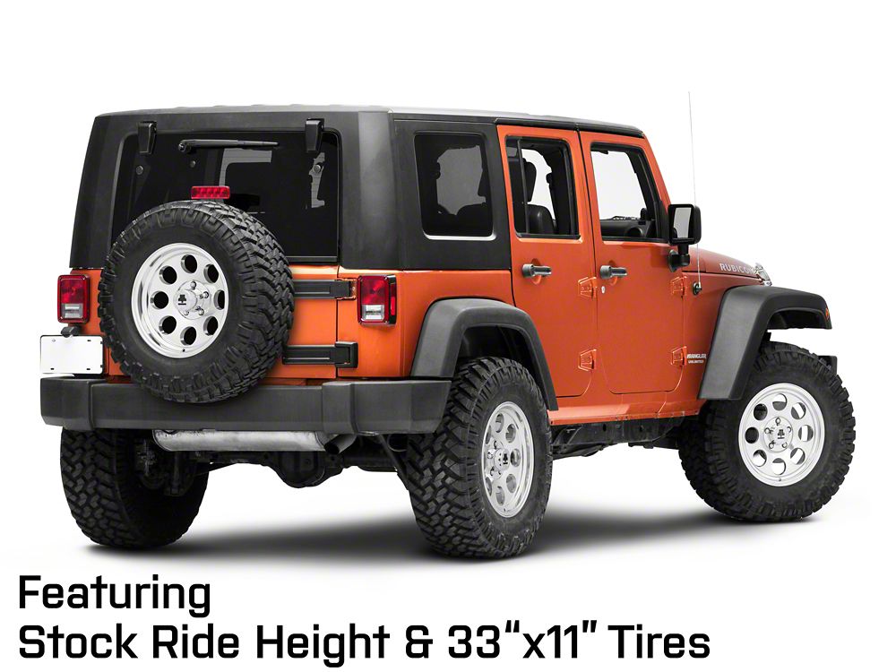 Mammoth 8 Aluminum Polished Wheel; 17x9; -6mm Offset (07-18 Jeep Wrangler JK)