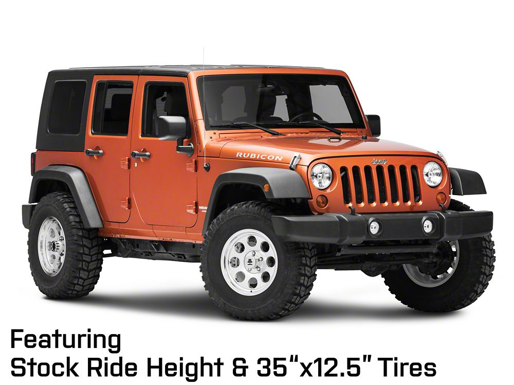 Mammoth 8 Aluminum Polished Wheel; 17x9; -6mm Offset (07-18 Jeep Wrangler JK)