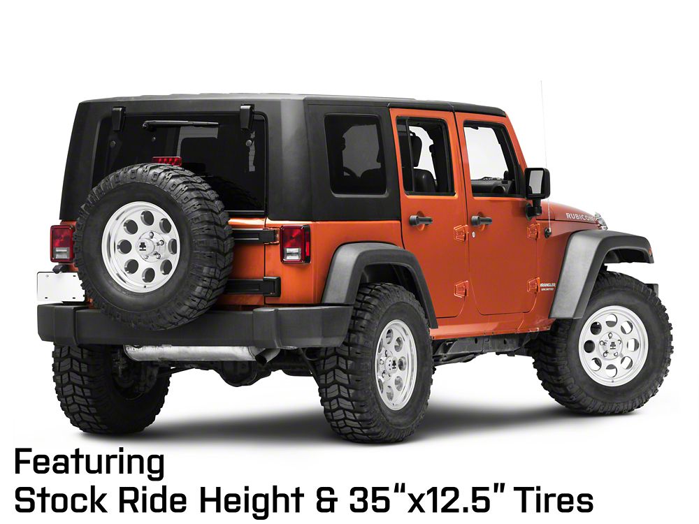Mammoth 8 Aluminum Polished Wheel; 17x9; -6mm Offset (07-18 Jeep Wrangler JK)