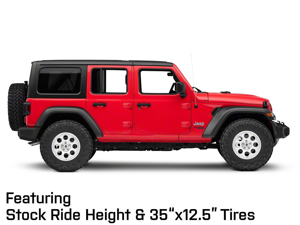 Mammoth 8 Aluminum Polished Wheel; 17x9; -6mm Offset (18-25 Jeep Wrangler JL)