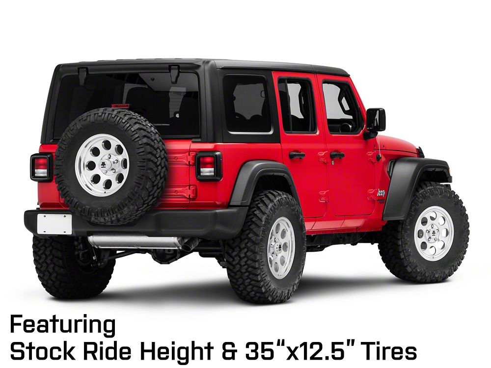 Mammoth 8 Aluminum Polished Wheel; 17x9; -6mm Offset (18-25 Jeep Wrangler JL)