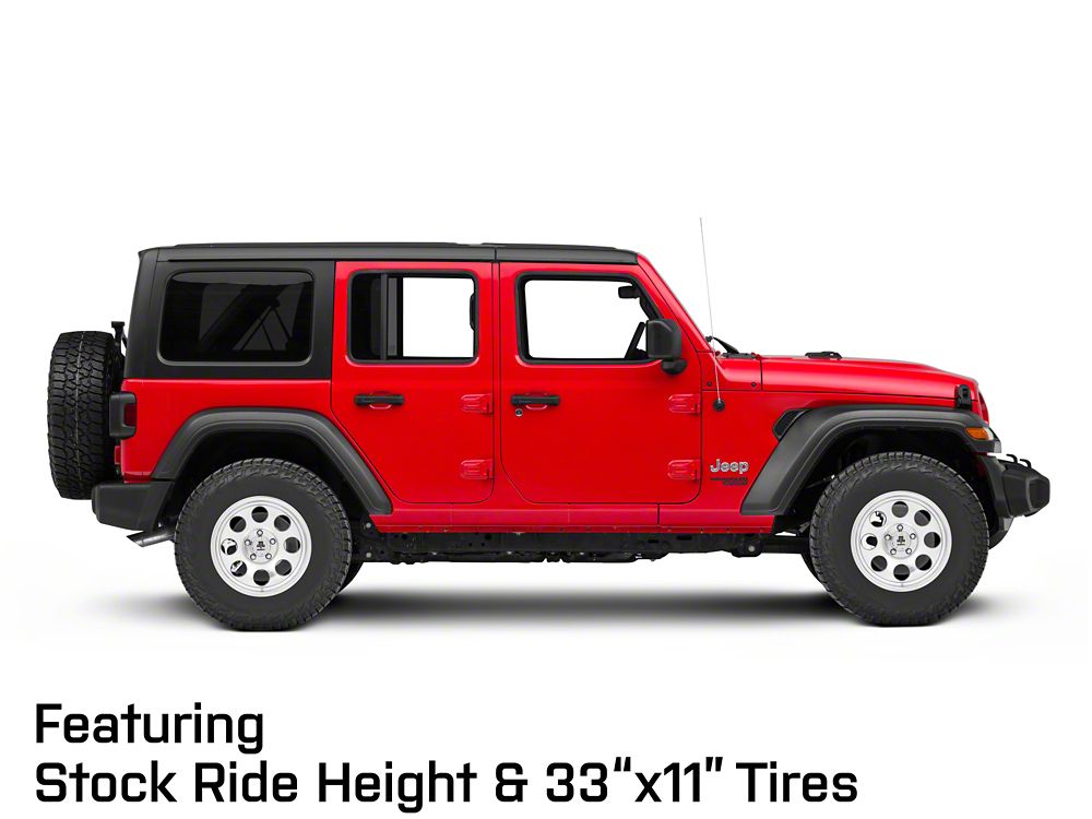 Mammoth 8 Aluminum Polished Wheel; 17x9; -6mm Offset (18-25 Jeep Wrangler JL)