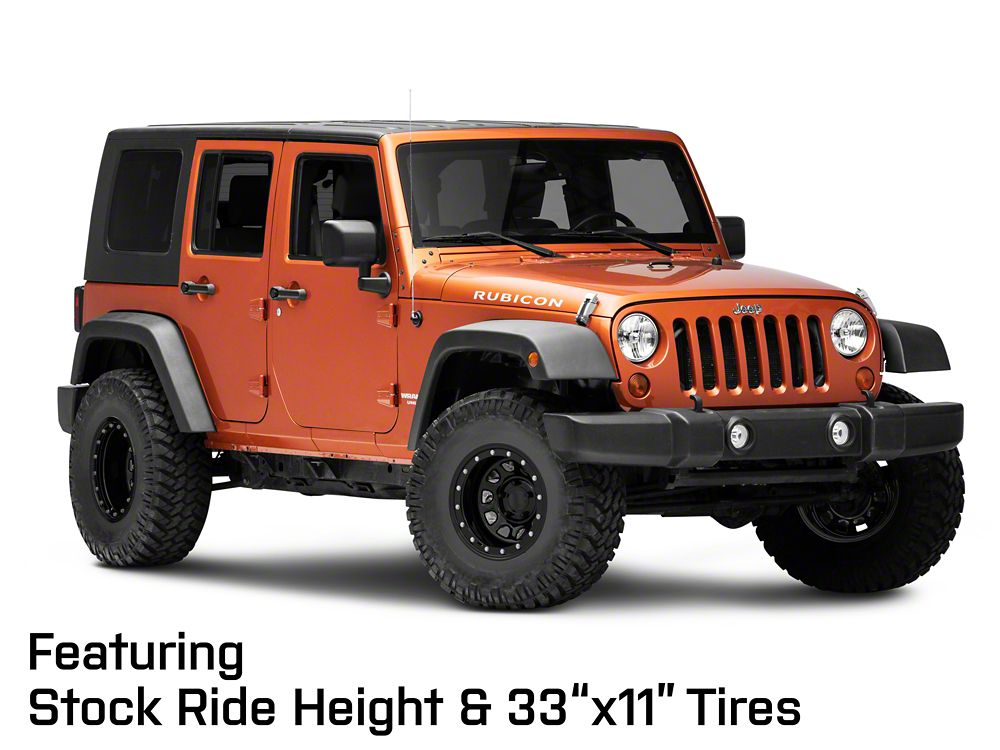 Mammoth D-Window Simulated Beadlock Gloss Black Wheel; 15x10; -44mm Offset (07-18 Jeep Wrangler JK)