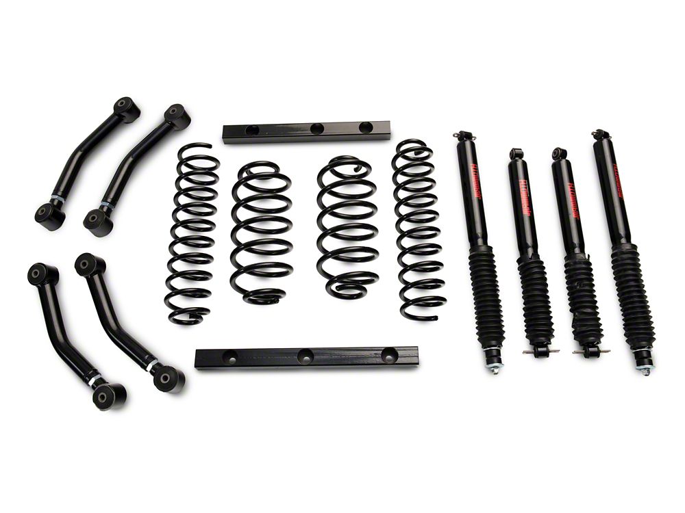 Mammoth 4-Inch Suspension Lift Kit with Shocks (97-06 Jeep Wrangler TJ)