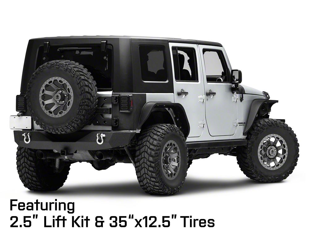 Mammoth Synister Charcoal Wheel; 17x9; -6mm Offset (07-18 Jeep Wrangler JK)