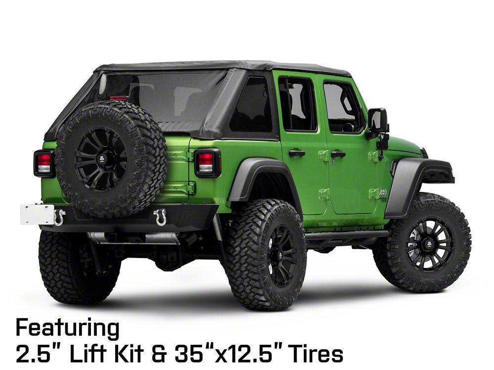 Mammoth Madness Matte Black Wheel; 18x9; -6mm Offset (18-25 Jeep Wrangler JL)