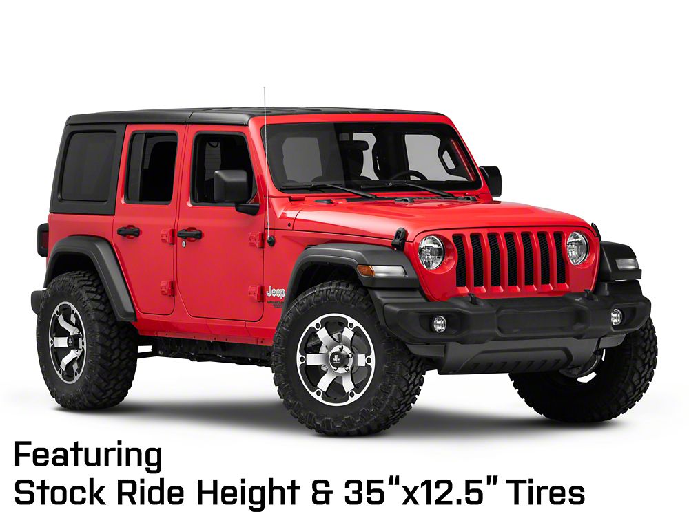 Mammoth Rogue Matte Black Machined Wheel; 18x9; -6mm Offset (18-25 Jeep Wrangler JL)