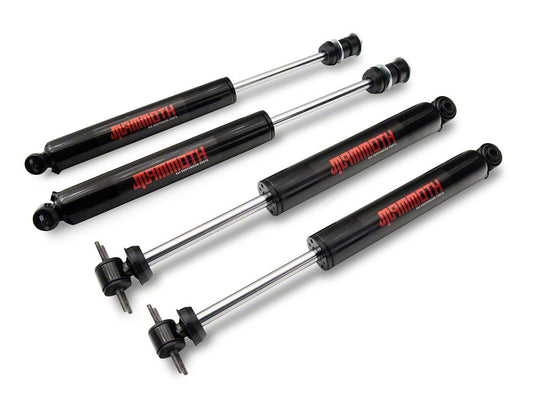 Mammoth Trail Series Premium Monotube Front and Rear Shocks for 1 to 3-Inch Lift (97-06 Jeep Wrangler TJ)