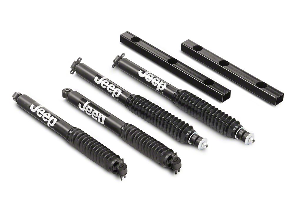 Jeep Licensed by Mammoth 4-Inch Suspension Lift Kit with Monotube Shocks (97-06 Jeep Wrangler TJ)