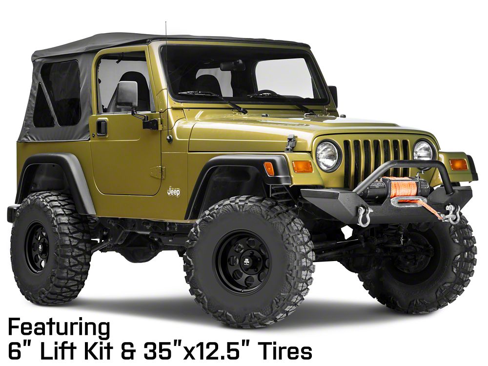 Mammoth 8 Aluminum Matte Black Wheel; 15x10; -44mm Offset (97-06 Jeep Wrangler TJ)