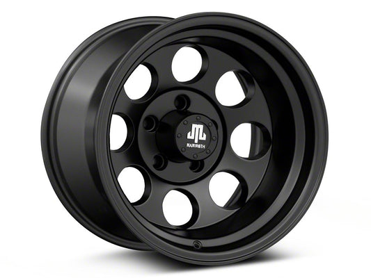 Mammoth 8 Aluminum Matte Black Wheel; 15x10; -44mm Offset (87-95 Jeep Wrangler YJ)