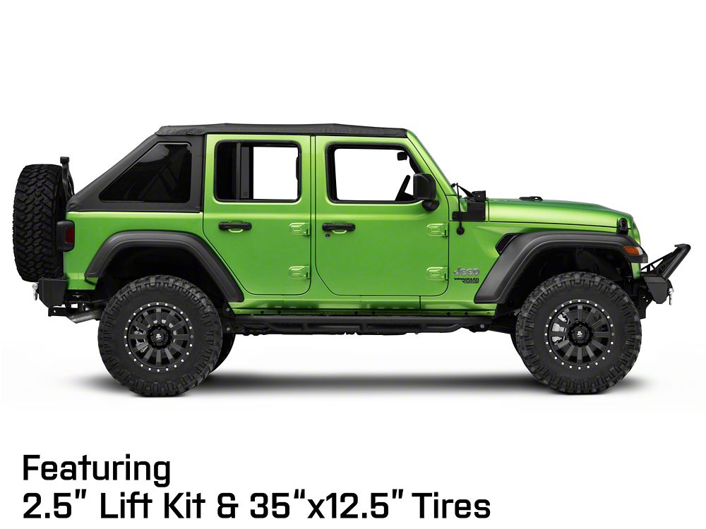 Mammoth 12 Hole Beadlock Satin Black Wheel; 18x9; -6mm Offset (18-25 Jeep Wrangler JL)