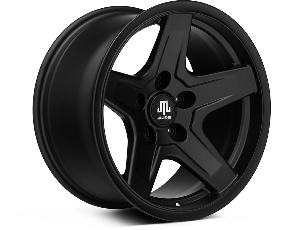 17x9 Mammoth Boulder Wheel & 35in Mickey Thompson All-Terrain Baja Boss Tire Package; Set of 5 (18-25 Jeep Wrangler JL)
