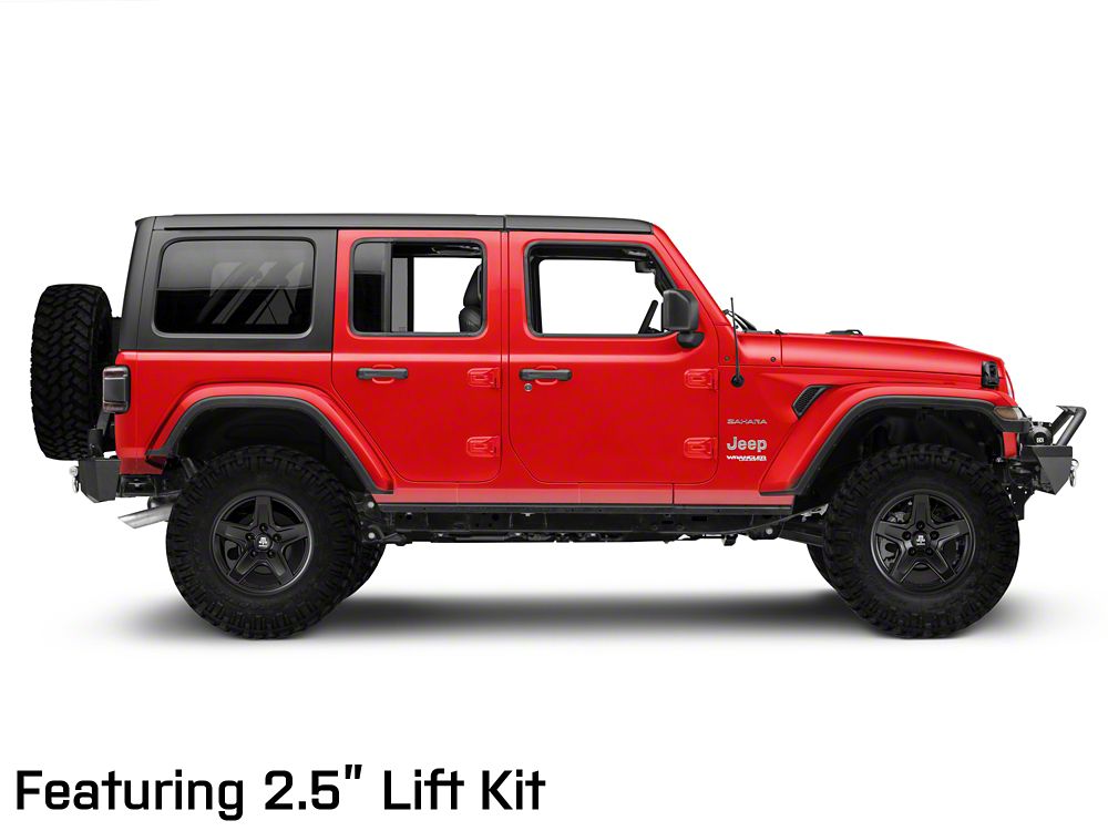 17x9 Mammoth Boulder Wheel & 35in Mickey Thompson All-Terrain Baja Boss Tire Package; Set of 5 (18-25 Jeep Wrangler JL)
