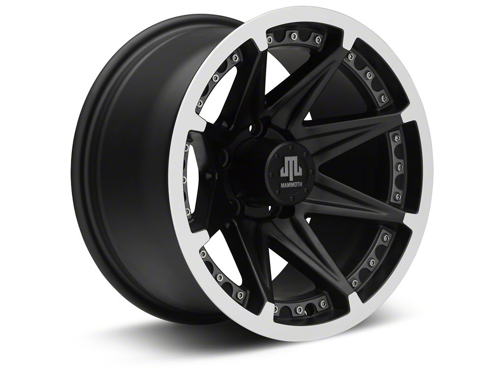 15x8 Mammoth Type 88 Wheel & 31in Mudclaw Mud-Terrain Comp MTX Tire Package; Set of 5 (97-06 Jeep Wrangler TJ)