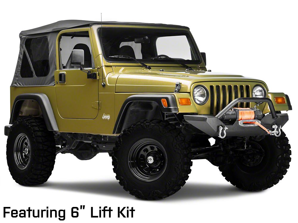 15x8 Mammoth D Window Wheel & 33in Mudclaw Mud-Terrain Comp MTX Tire Package; Set of 5 (97-06 Jeep Wrangler TJ)