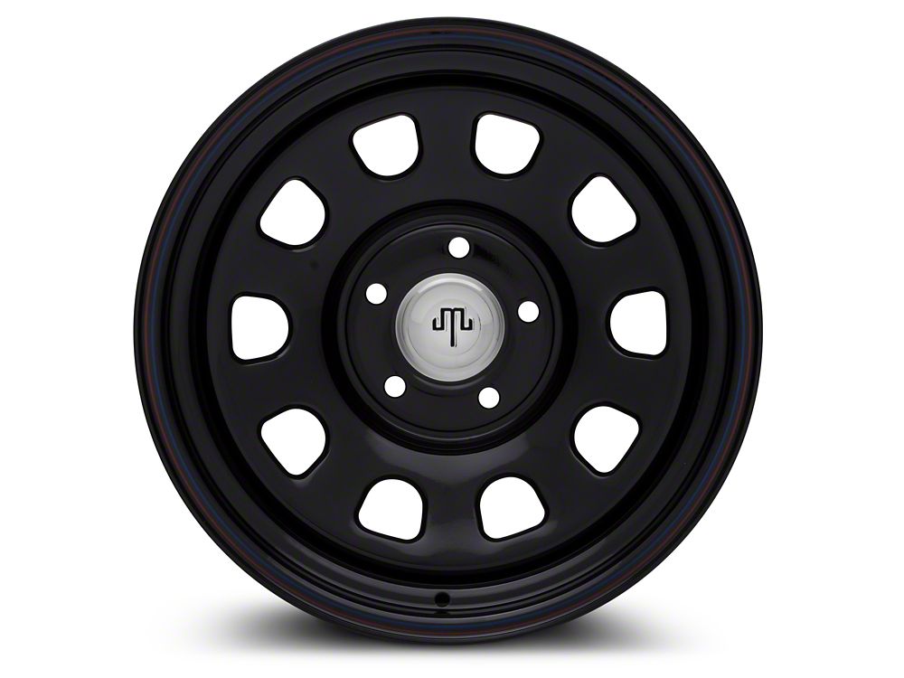 17x9 Mammoth D Window Wheel & 35in West Lake All-Terrain SL369 Tire Package; Set of 5 (07-18 Jeep Wrangler JK)