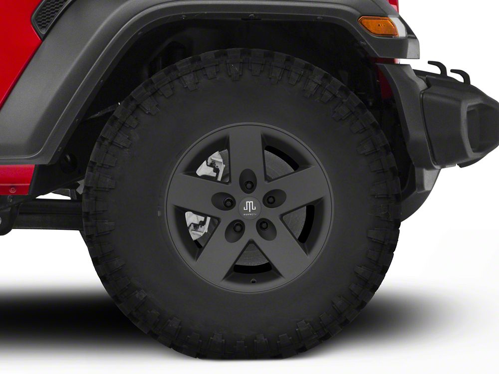 17x9 Mammoth Moab Wheel & 35in Atturo Mud-Terrain Trail Blade M/T Tire Package; Set of 5 (18-25 Jeep Wrangler JL)