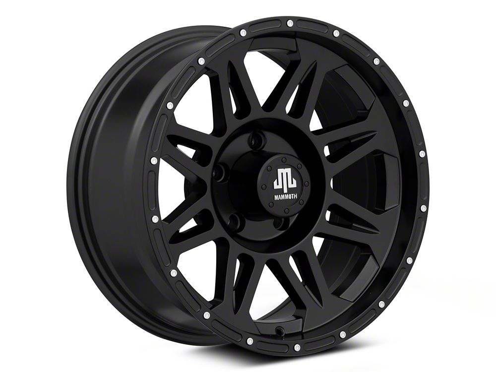 17x8 Mammoth Split 8 Wheel & 33in BF Goodrich All-Terrain T/A KO Tire Package; Set of 5 (07-18 Jeep Wrangler JK)