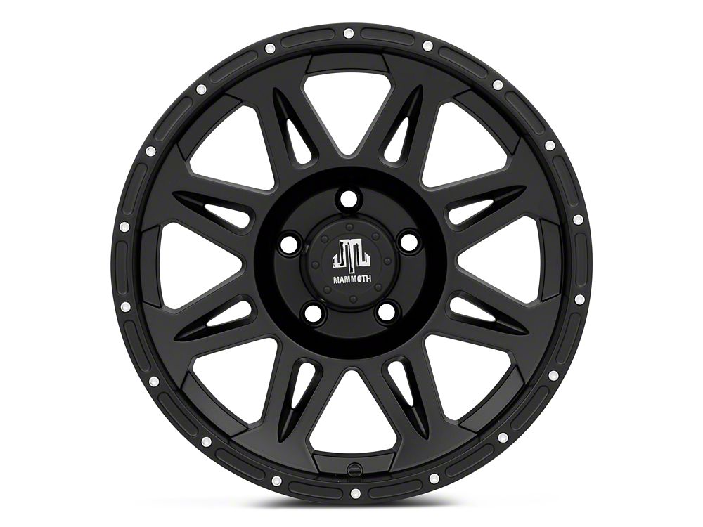 17x8 Mammoth Split 8 Wheel & 33in BF Goodrich All-Terrain T/A KO Tire Package; Set of 5 (07-18 Jeep Wrangler JK)