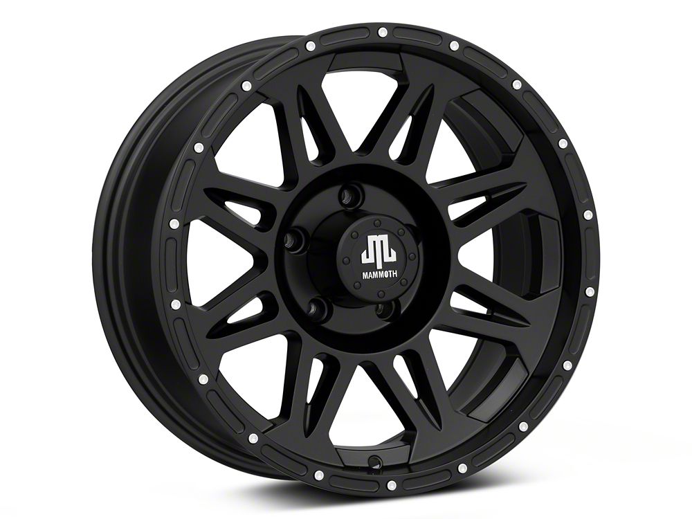 17x8 Mammoth Split 8 Wheel & 33in BF Goodrich All-Terrain T/A KO Tire Package; Set of 5 (07-18 Jeep Wrangler JK)