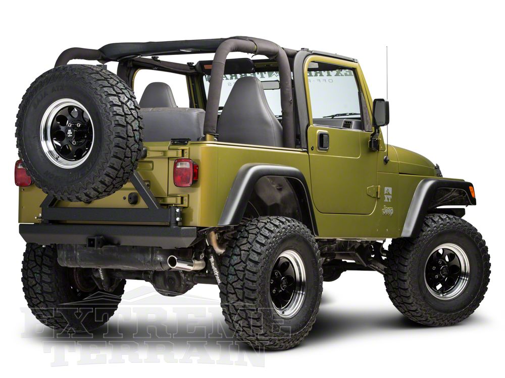 Mammoth 8 15x8 Wheel and Mickey Thompson Baja MTZ 33X12.50R15 Tire Kit (87-06 Jeep Wrangler YJ & TJ)