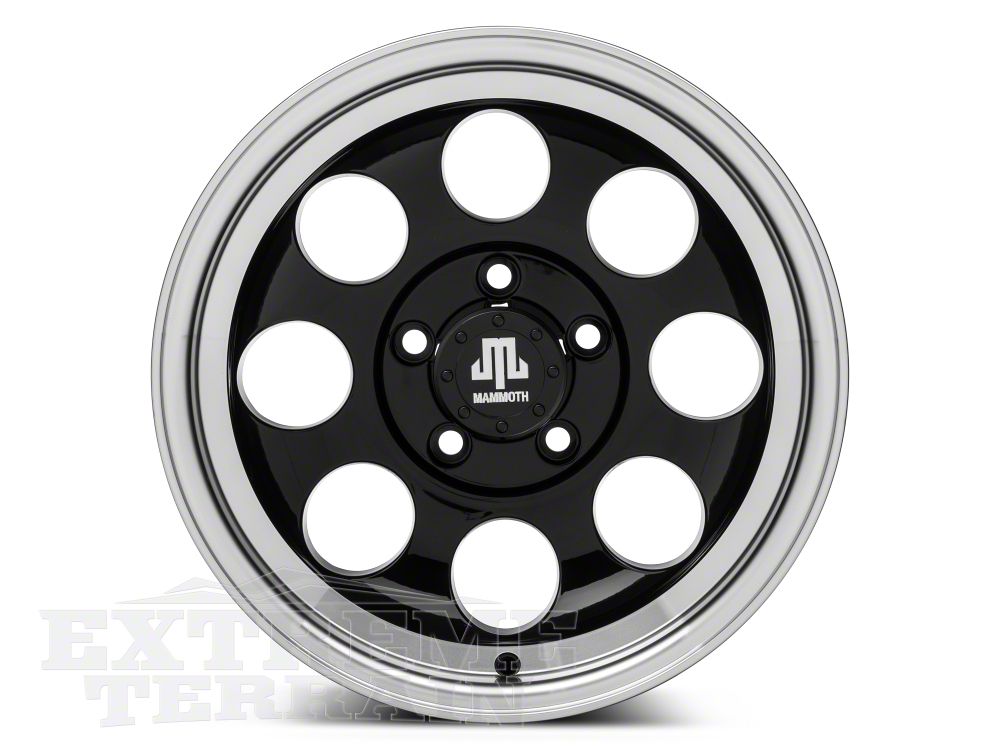 Mammoth 8 15x8 Wheel and Mickey Thompson Baja MTZ 33X12.50R15 Tire Kit (87-06 Jeep Wrangler YJ & TJ)