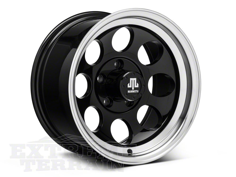 Mammoth 8 15x8 Wheel and Mickey Thompson Baja MTZ 33X12.50R15 Tire Kit (87-06 Jeep Wrangler YJ & TJ)