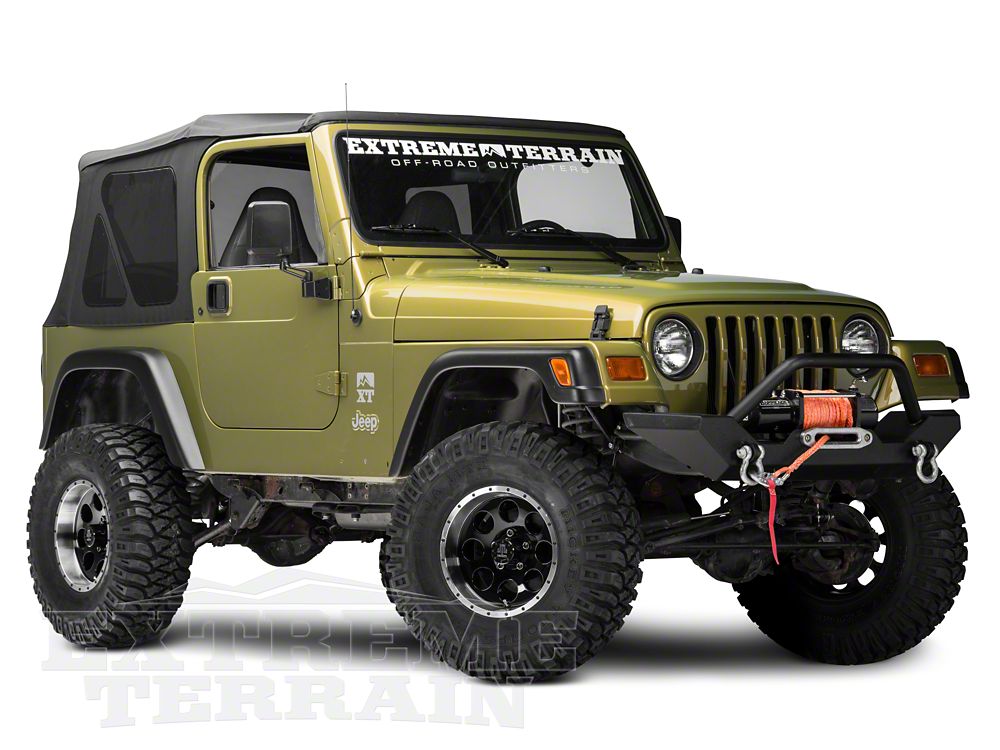 Mammoth 8 Simulated Beadlock 15x8 Wheel and Mickey Thompson Baja MTZ 33X12.50R15 Tire Kit (87-06 Jeep Wrangler YJ & TJ)