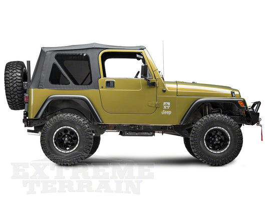 Mammoth 8 Simulated Beadlock 15x8 Wheel and Mickey Thompson Baja MTZ 33X12.50R15 Tire Kit (87-06 Jeep Wrangler YJ & TJ)