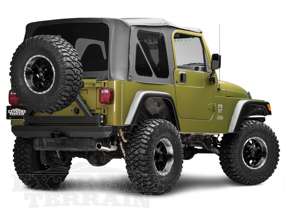 Mammoth 8 Simulated Beadlock 15x8 Wheel and Mickey Thompson Baja MTZ 33X12.50R15 Tire Kit (87-06 Jeep Wrangler YJ & TJ)