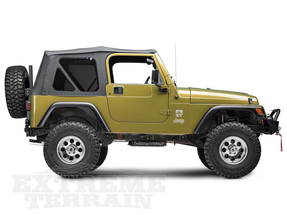 Mammoth 8 Simulated Beadlock Style Polished 15x8 Wheel and Mickey Thompson Baja MTZ 33X12.50R15 Tire Kit (87-06 Jeep Wrangler YJ & TJ)