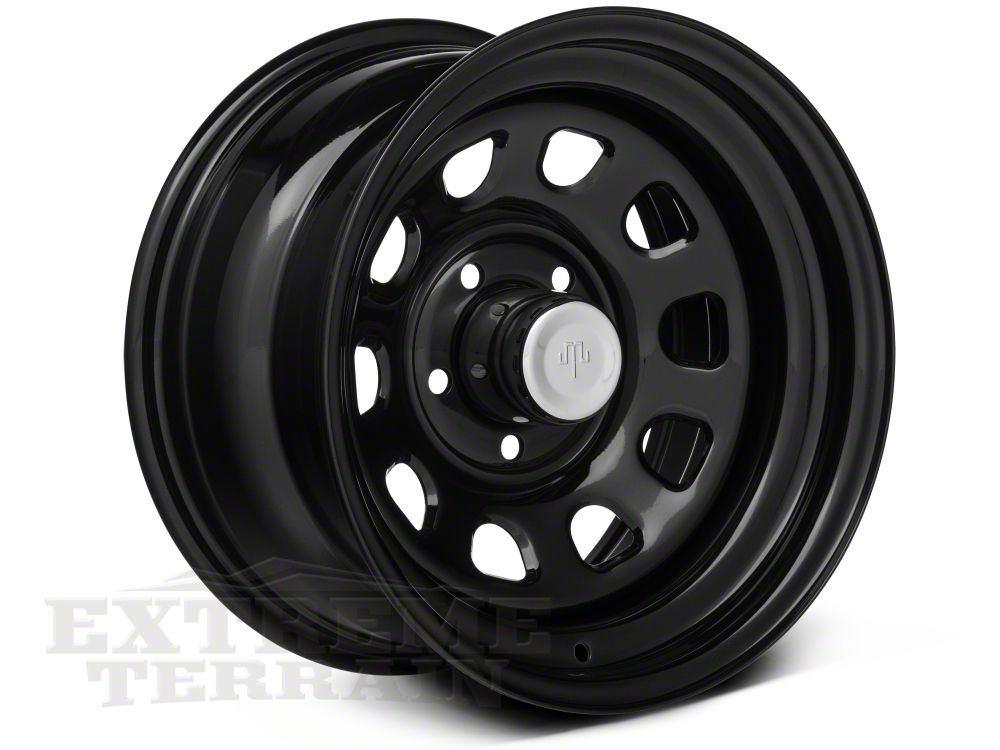 Mammoth D Window Steel 15x8 Wheel and Mickey Thompson Baja MTZ 33X12.50R15 Tire Kit (87-06 Jeep Wrangler YJ & TJ)