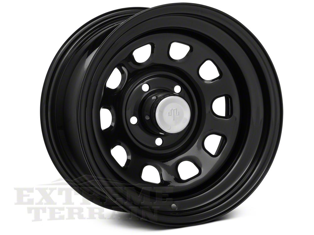 Mammoth D Window Steel 15x8 Wheel and Mickey Thompson Baja MTZ 33X12.50R15 Tire Kit (87-06 Jeep Wrangler YJ & TJ)