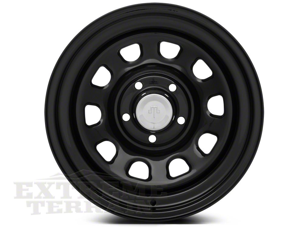 Mammoth D Window Steel 15x8 Wheel and Mickey Thompson Baja MTZ 33X12.50R15 Tire Kit (87-06 Jeep Wrangler YJ & TJ)